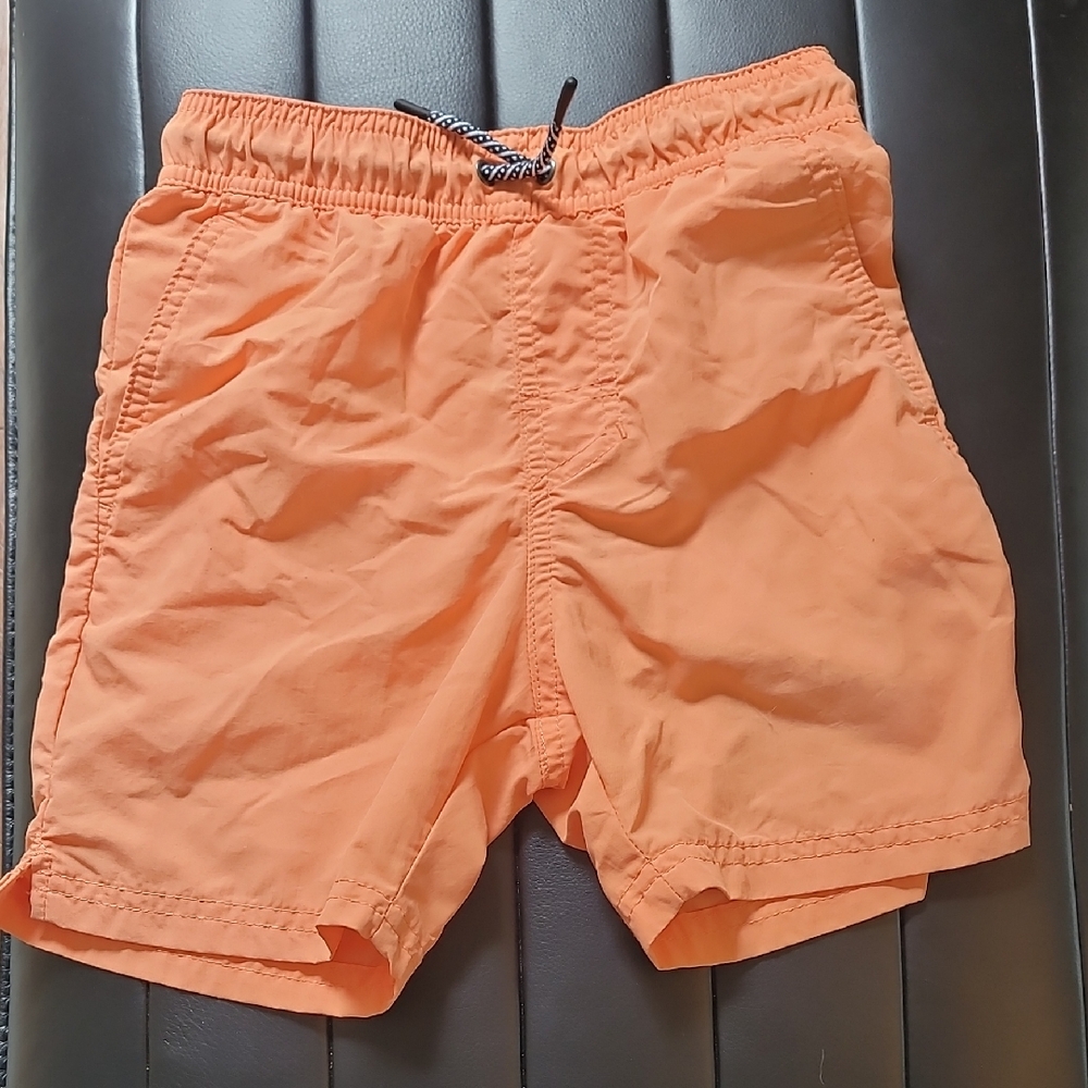 Art Class Vibrant Orange Mesh-Lined Shorts